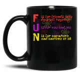 FUN Song (Spongebob Version) Black Coffee Mug, Gift Coffee Mug