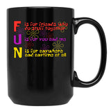 FUN Song (Spongebob Version) Black Coffee Mug, Gift Coffee Mug