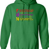 FUN Song (Spongebob Version) Graphic Pullover Hoodie - Green