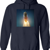 Factorio Graphic Pullover Hoodie - Navy