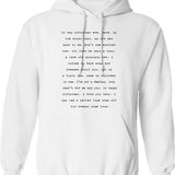 Fairuz Lebanon Hoodie - Retro Graphic Pullover Hoodie for Men & Women - White