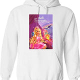 Fairytale Of New York. Hoodie - Retro Graphic Pullover Hoodie for Men & Women - White