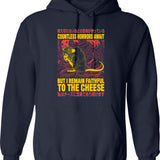 Fairytopia Poster Hoodie - Retro Graphic Pullover Hoodie for Men & Women - Navy