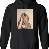 Fake It Flowers Hoodie - Retro Graphic Pullover Hoodie for Men & Women - Black