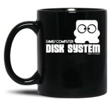 Famicom Disk Black Coffee Mug, Gift Coffee Mug