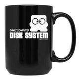 Famicom Disk Black Coffee Mug, Gift Coffee Mug