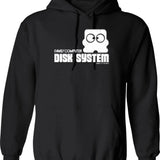 Famicom Disk Graphic Pullover Hoodie - Black