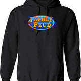 Family Feud Graphic Pullover Hoodie - Black