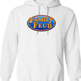 Family Feud Graphic Pullover Hoodie - White