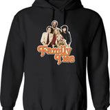 Family Ties Essential T-Hoodie Graphic Pullover Hoodie - Black