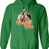 Family Ties Essential T-Hoodie Graphic Pullover Hoodie - Green