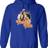 Family Ties Essential T-Hoodie Graphic Pullover Hoodie - Blue