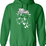 Famous Yellow Family Walk In The Street Hoodie - Green