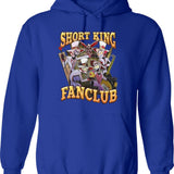 Fanclub Lucifer Short King Hoodie Graphic Pullover Hoodie - Blue