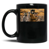Fantastic Mr Fox Black Coffee Mug, Gift Coffee Mug