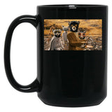 Fantastic Mr Fox Black Coffee Mug, Gift Coffee Mug - Black