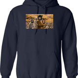 Fantastic Mr Fox Graphic Pullover Hoodie - Navy