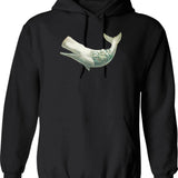 Fantasy League Black Mages Hoodie - Retro Graphic Pullover Hoodie for Men & Women - Black