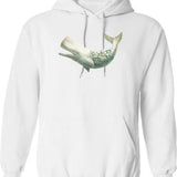 Fantasy League Black Mages Hoodie - Retro Graphic Pullover Hoodie for Men & Women - White