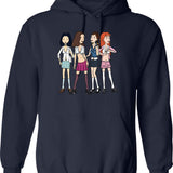 Farmer Funny Farm Worker Day Hoodie - Sarcastic Humor Graphic Hoodie - Navy