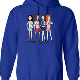 Farmer Funny Farm Worker Day Hoodie - Sarcastic Humor Graphic Hoodie - Blue