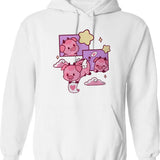 Fat Nugget Valentine - Hazbin Hotel Essential Graphic Pullover Hoodie - White
