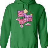 Fat Nugget Valentine - Hazbin Hotel Essential Graphic Pullover Hoodie - Green