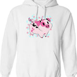 Fat Nuggets - Hazbin Hotel Graphic Pullover Hoodie - White