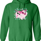 Fat Nuggets - Hazbin Hotel Graphic Pullover Hoodie - Green