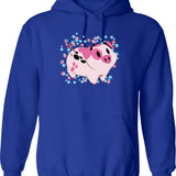 Fat Nuggets - Hazbin Hotel Graphic Pullover Hoodie - Blue