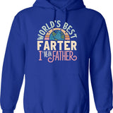 Father Husband Recumbent Legend Funny Recumbent Bike Hoodie - Blue