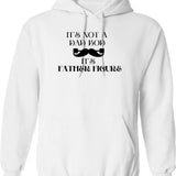Fathers Day Its Me Hi Im The Dad Its Me Hoodie - White