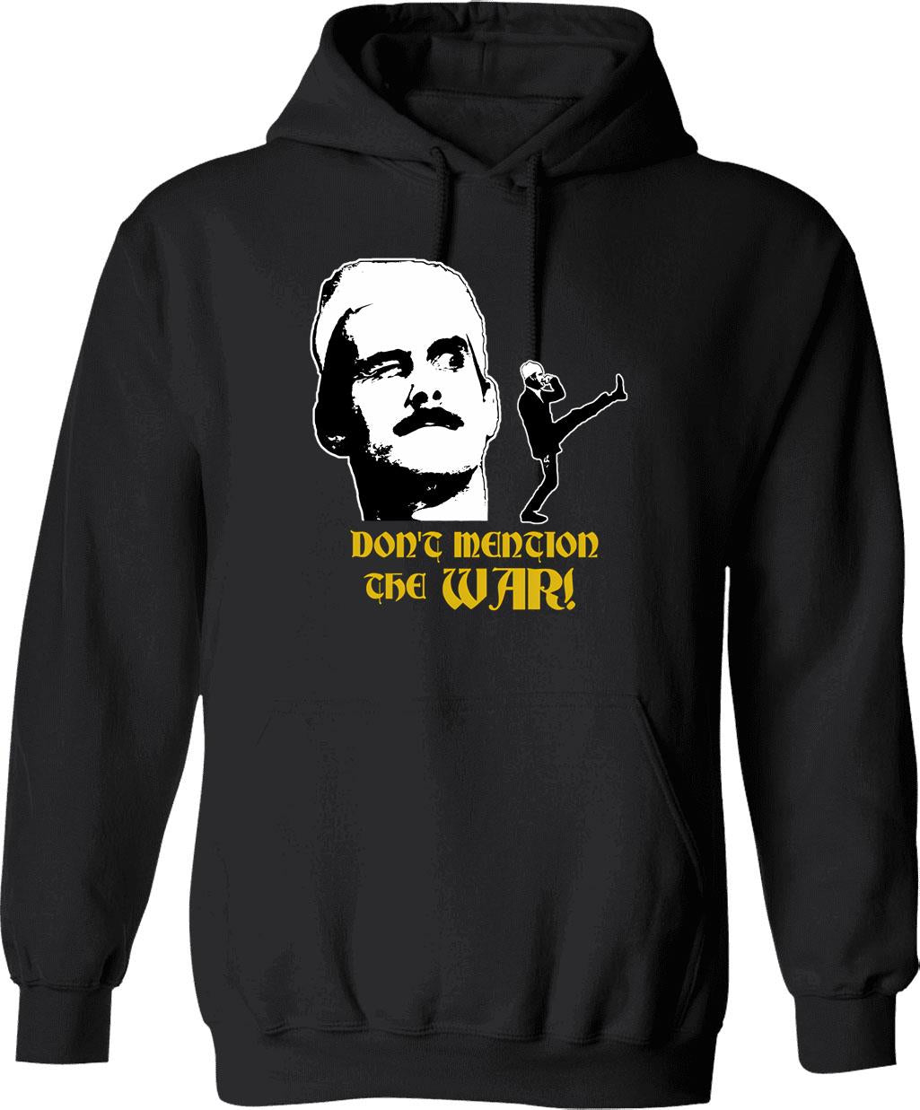 Fawlty Towers - Don't Mention The War Hoodie - Black