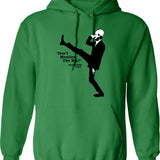 Favorite Custom Shirt Fire Rises Hoodie - Retro Graphic Pullover Hoodie for Men & Women - Green