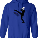 Favorite Custom Shirt Fire Rises Hoodie - Retro Graphic Pullover Hoodie for Men & Women - Blue
