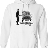 Fawlty Towers - You Can't Drink Your Screwdrivers Funny Hoodie - White