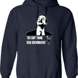 Fawlty Towers - Naturellement Hoodie - Retro Graphic Pullover Hoodie for Men & Women - Navy