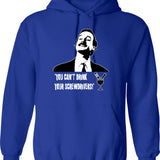 Fawlty Towers - Naturellement Hoodie - Retro Graphic Pullover Hoodie for Men & Women - Blue