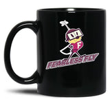 Fearless Fly Coffee Mug Black Coffee Mug, Gift Coffee Mug