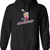 Fearless Fly Graphic Pullover Hoodie - Black