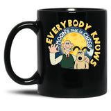 Feathers McGraw Black Coffee Mug, Gift Coffee Mug