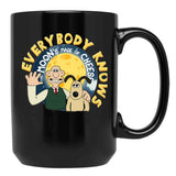 Feathers McGraw Black Coffee Mug, Gift Coffee Mug