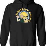 Feathers McGraw Graphic Pullover Hoodie - Black