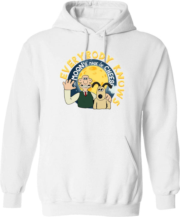 Feathers McGraw Graphic Pullover Hoodie - White
