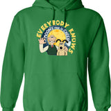 Feathers McGraw Graphic Pullover Hoodie - Green