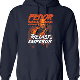 Fear Is The Mind Killer Funny Vintage Halloween Design For All Fearless Heros Hoodie - Navy