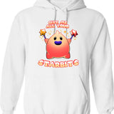 Feed Me Hoodie - Retro Graphic Pullover Hoodie for Men & Women - White