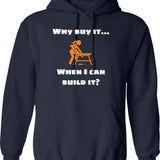 Feeny Hoodie - Retro Graphic Pullover Hoodie for Men & Women - Navy