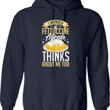 Festive Af Santa - Funny Ugly Christmas Sweater Hoodie - Navy