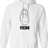 Fiat Surfing Hoodie - Retro Graphic Pullover Hoodie for Men & Women - White